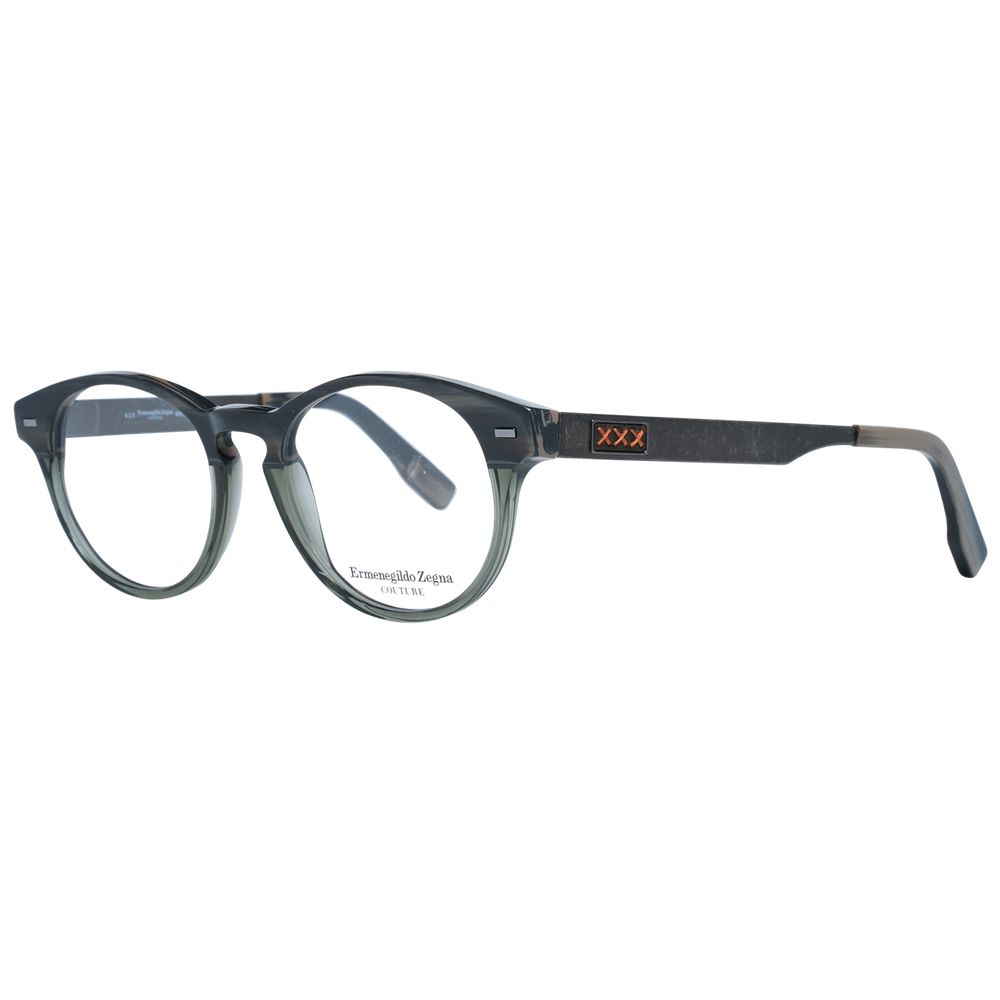 Ermenegildo Zegna Graue Kunststoff-Brille (Rahmen)