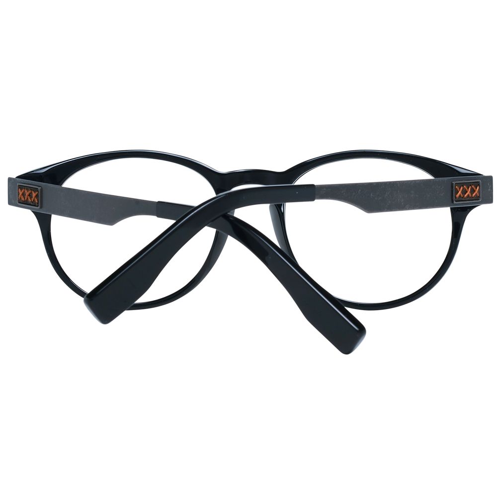 Ermenegildo Zegna Schwarze Kunststoffbrille (Rahmen)