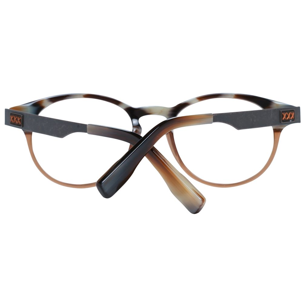 Ermenegildo Zegna Braune Kunststoff-Brille (Rahmen)