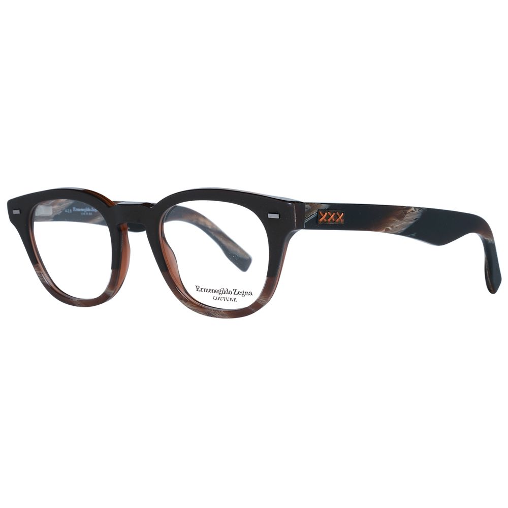 Ermenegildo Zegna Braune Kunststoffbrille (Rahmen)