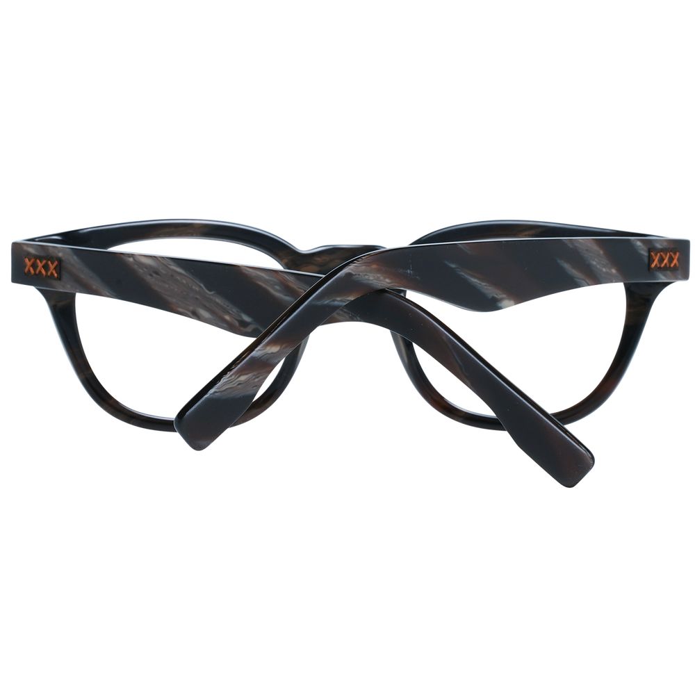 Ermenegildo Zegna Schwarze Kunststoffbrille (Rahmen)