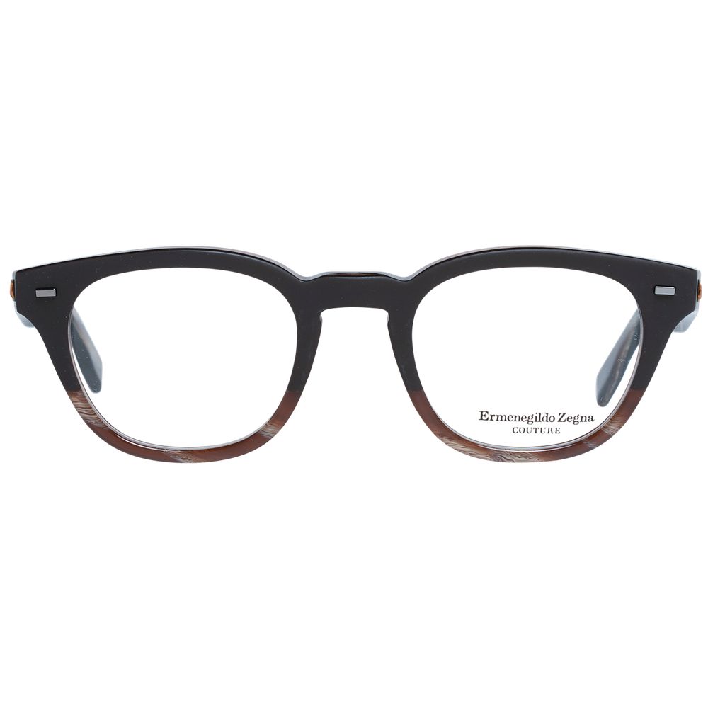 Ermenegildo Zegna Braune Kunststoffbrille (Rahmen)