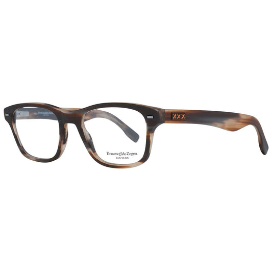 Ermenegildo Zegna Braune Kunststoff-Brille (Rahmen)