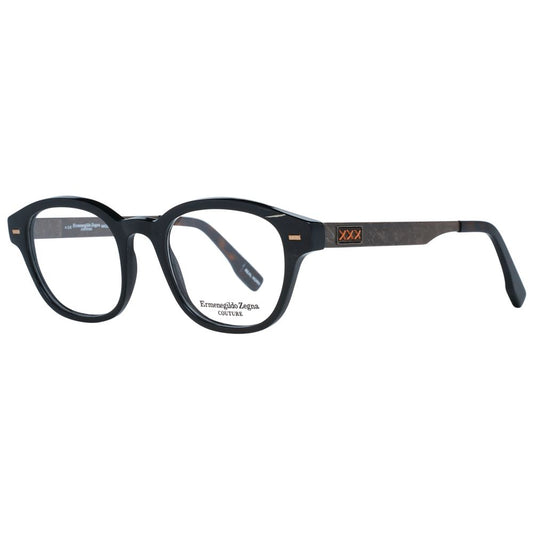 Ermenegildo Zegna Schwarze Hornbrille (Rahmen)