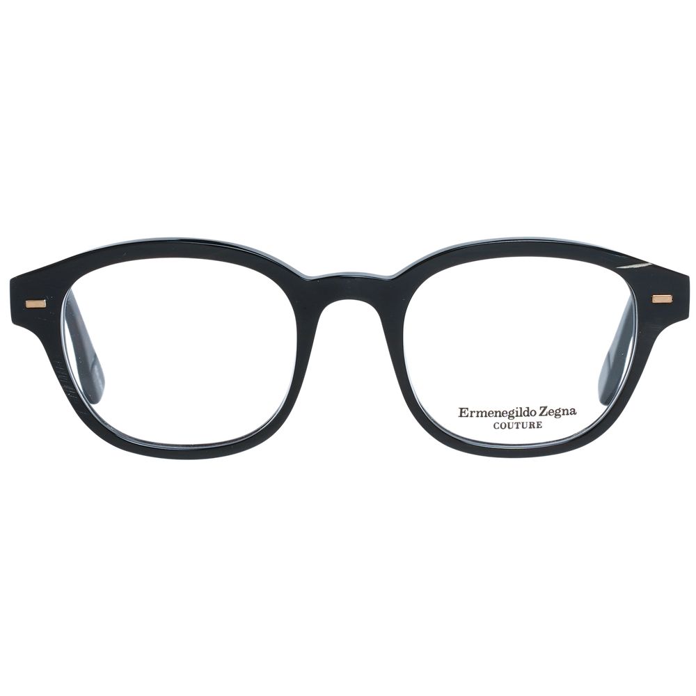 Ermenegildo Zegna Schwarze Hornbrille (Rahmen)