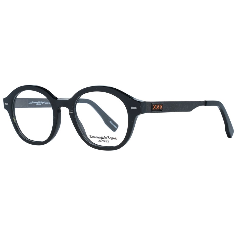 Ermenegildo Zegna Schwarze Hornbrille (Rahmen)