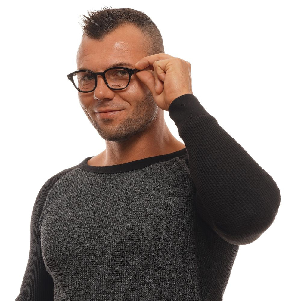 Ermenegildo Zegna Braune Hornbrille (Rahmen)