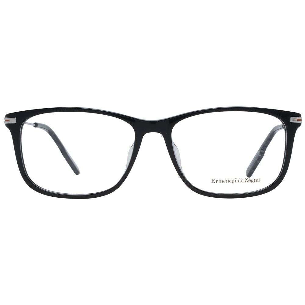 Ermenegildo Zegna Schwarze Kunststoffbrille (Rahmen)