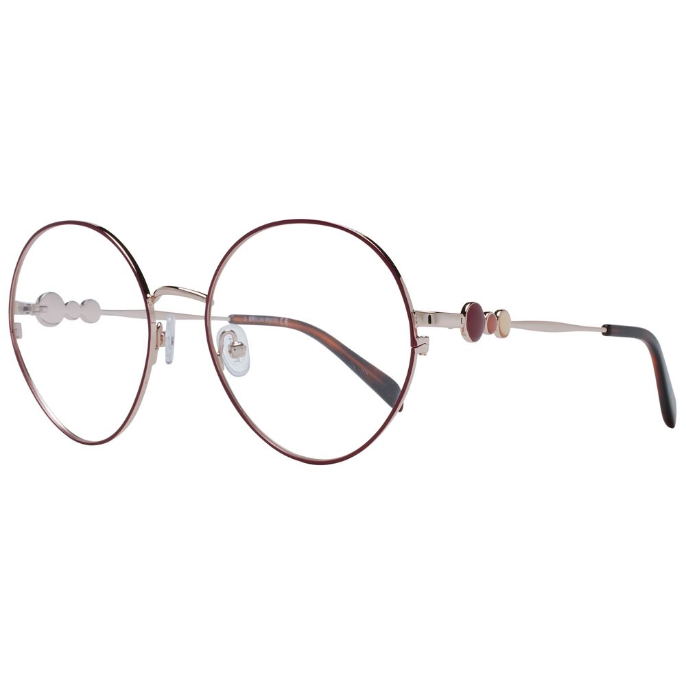 Emilio Pucci Rote Metallbrille (Gestell)