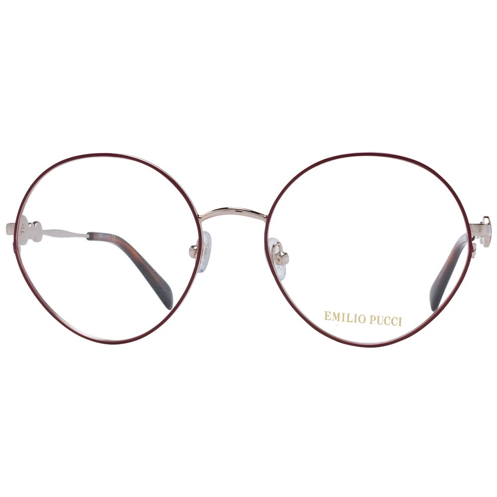 Emilio Pucci Rote Metallbrille (Gestell)