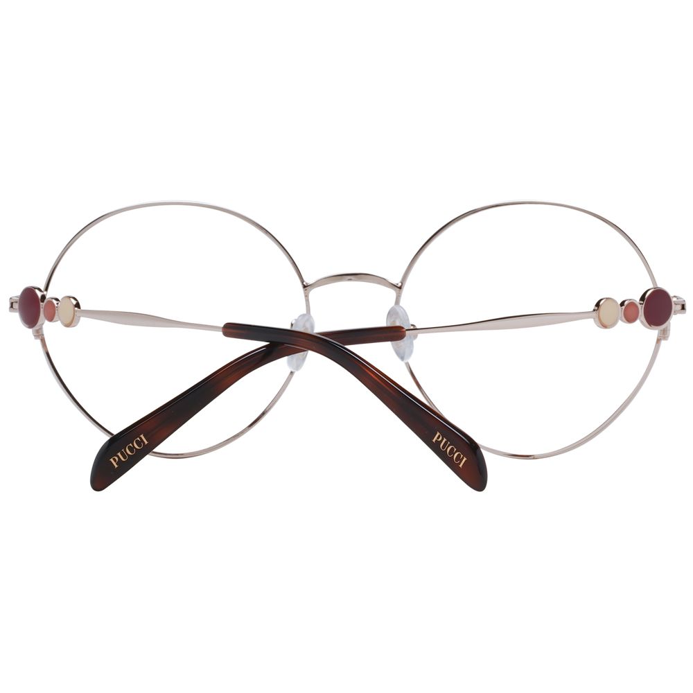 Emilio Pucci Rote Metallbrille (Gestell)