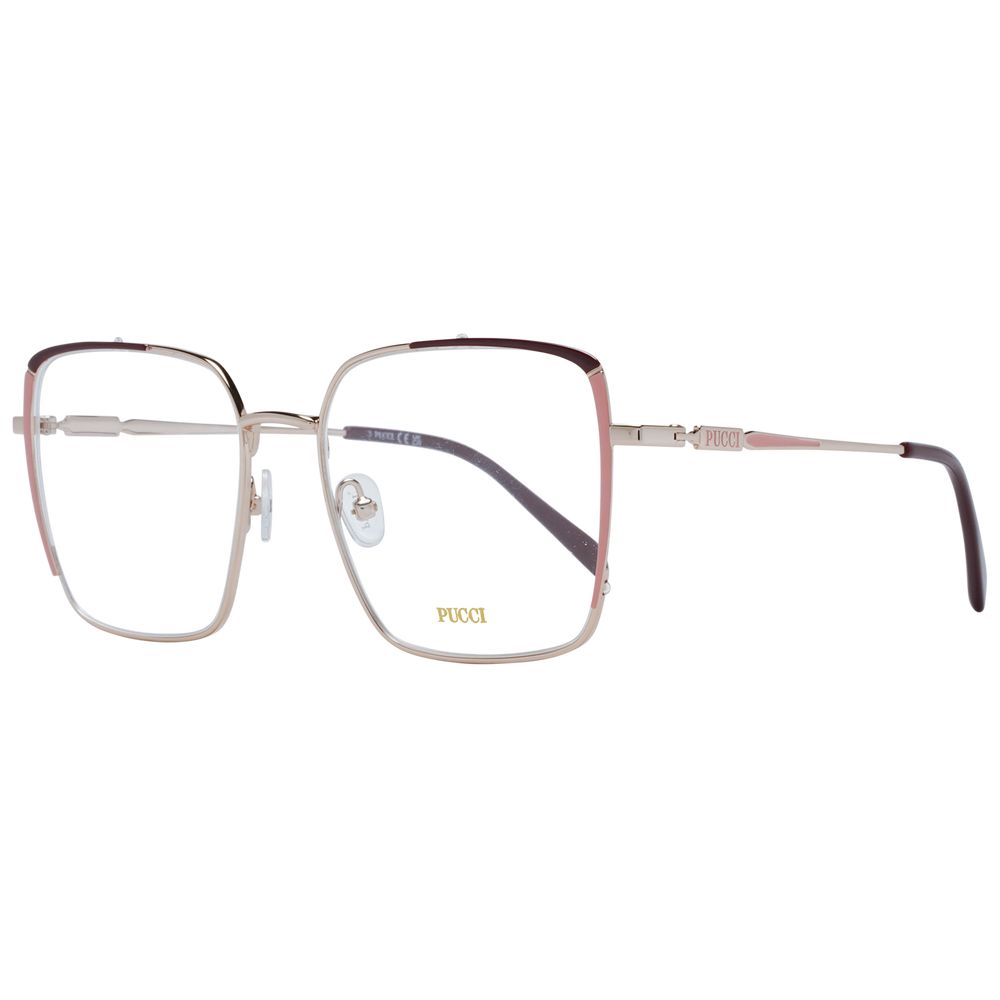 Emilio Pucci Silberne Metallbrille (Rahmen)