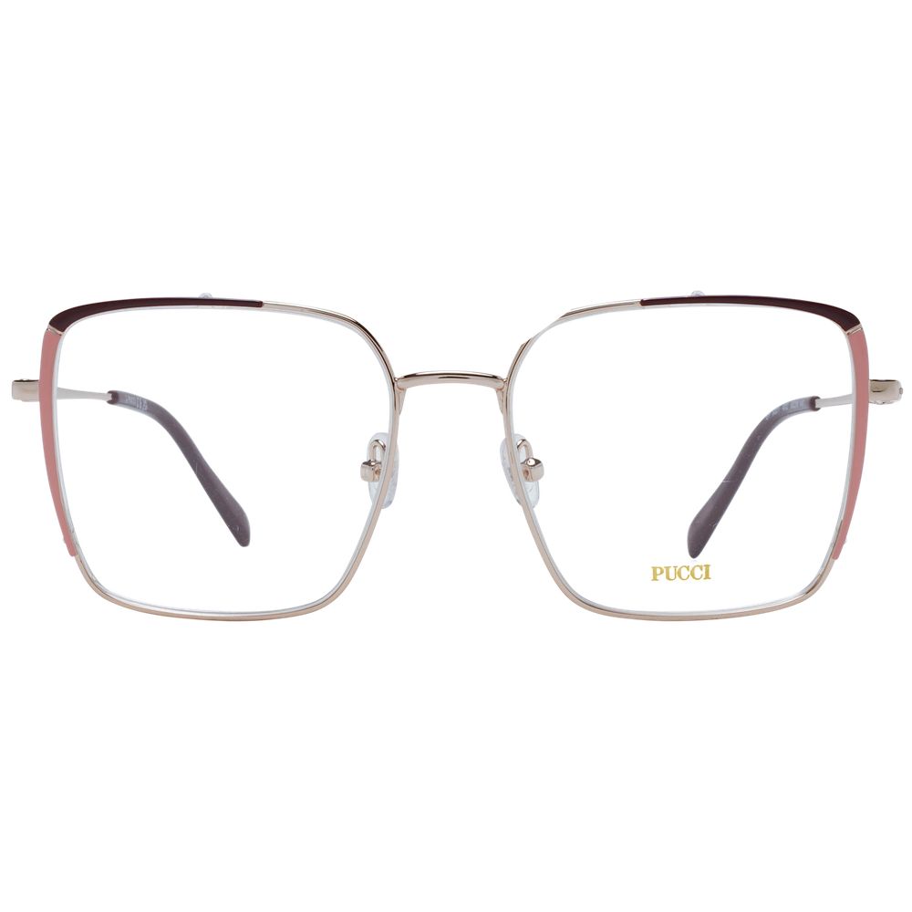 Emilio Pucci Silberne Metallbrille (Rahmen)