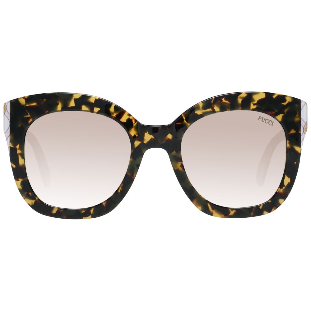 Emilio Pucci Bunte Sonnenbrille aus Kunststoff