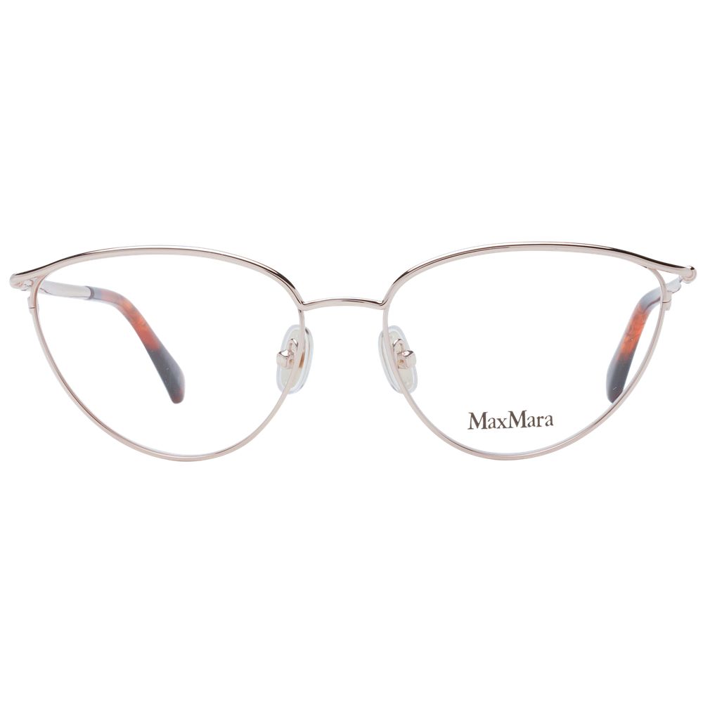 Max Mara Roségoldene Metallbrille (Gestelle)