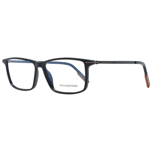Ermenegildo Zegna Schwarze Kunststoffbrille (Gestelle)