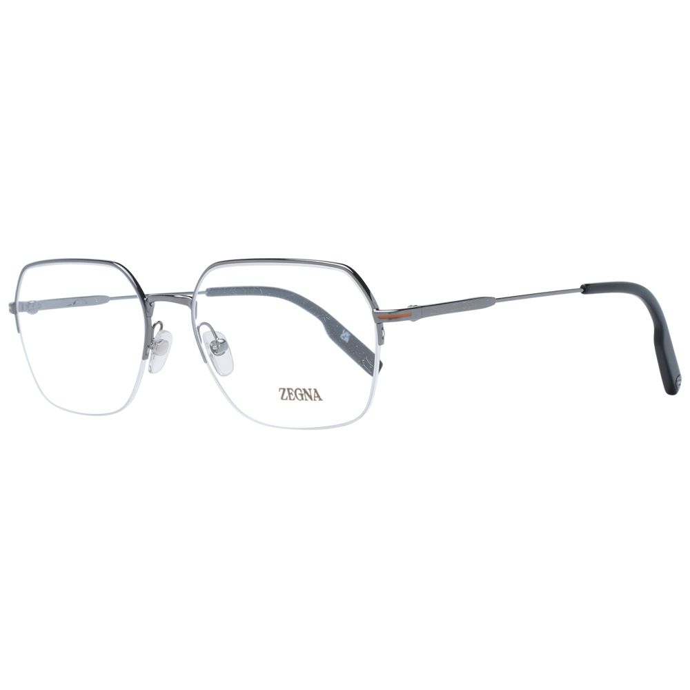 Ermenegildo Zegna Graue Metallbrille (Gestelle)
