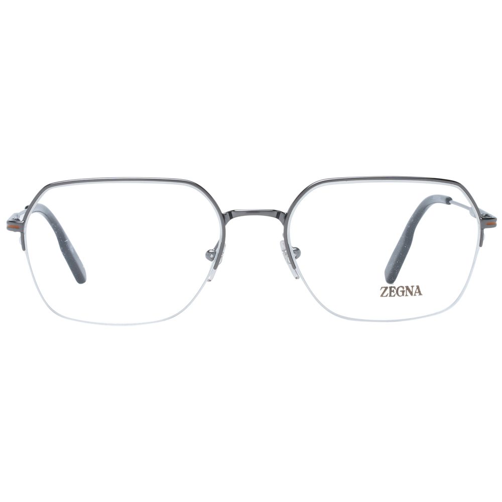 Ermenegildo Zegna Graue Metallbrille (Gestelle)