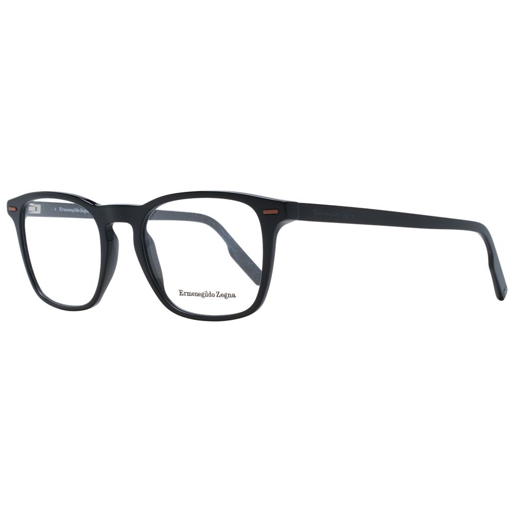 Ermenegildo Zegna Schwarze Kunststoffbrille (Rahmen)