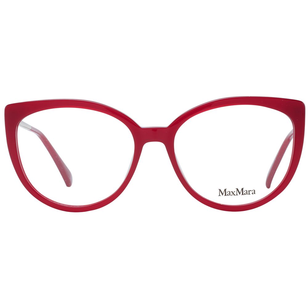 Max Mara Rote Kunststoffbrille (Gestell)