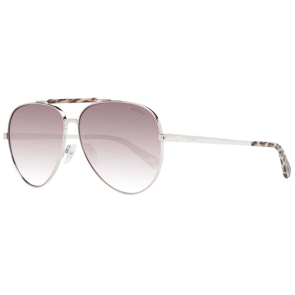 Guess Braune Metall-Sonnenbrille
