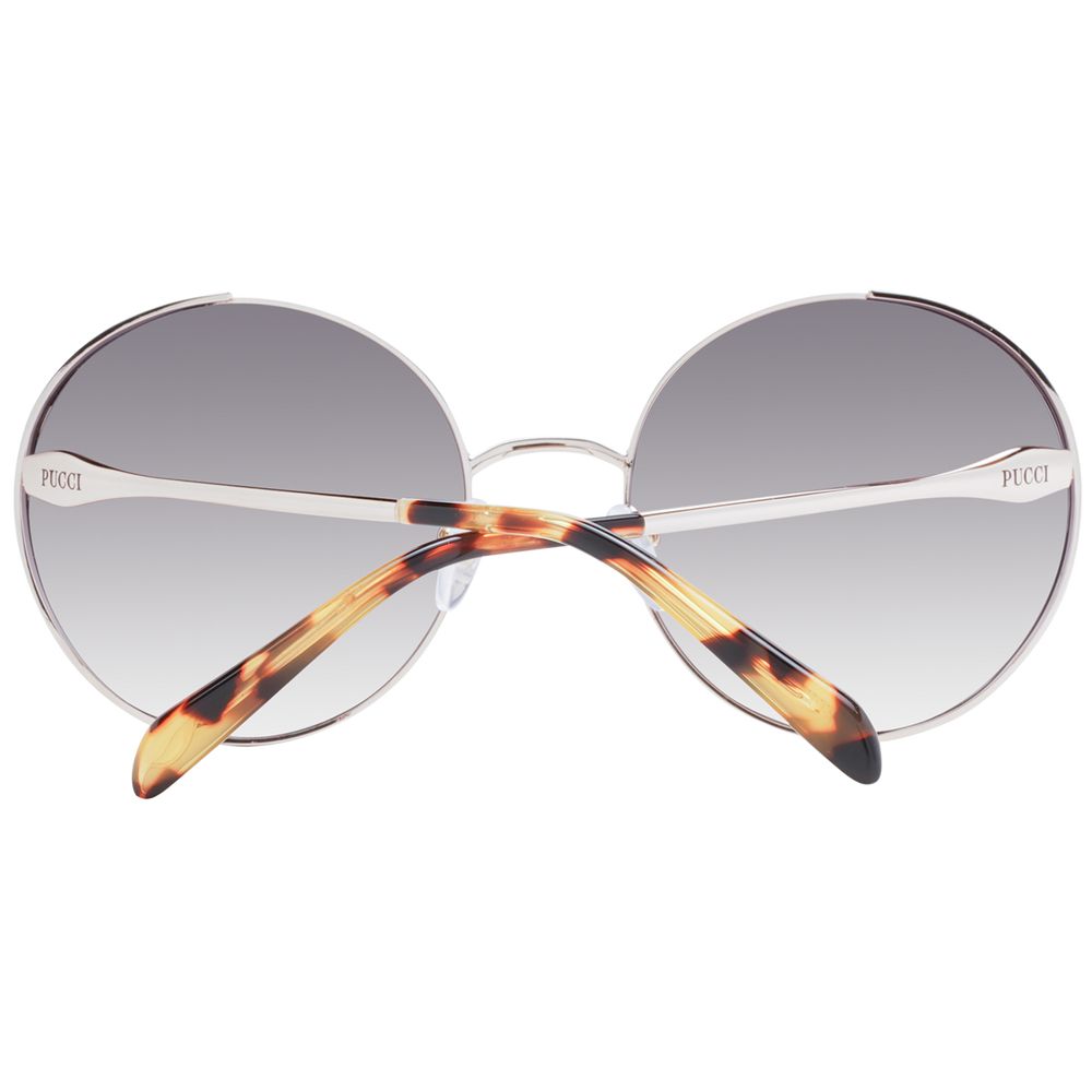 Emilio Pucci Sonnenbrille mit roségoldenem Metallrahmen