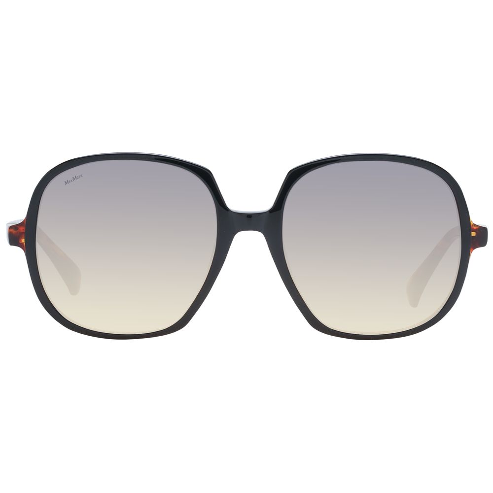 Max Mara Braune Sonnenbrille aus Kunststoff