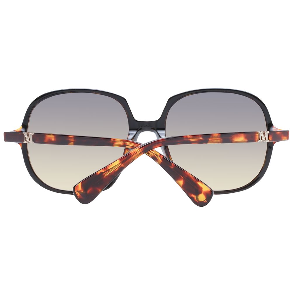 Max Mara Braune Sonnenbrille aus Kunststoff