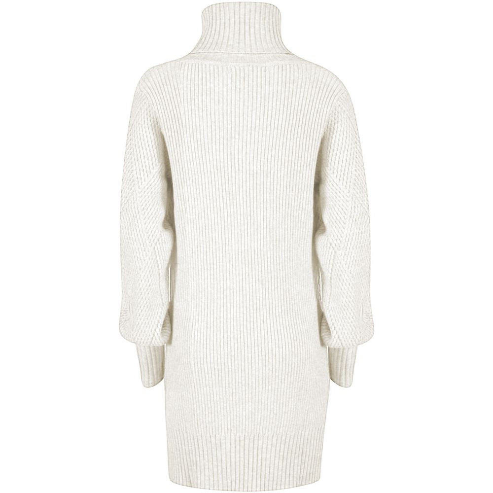 Yes Zee Weißes Marabu Frauen Kleid