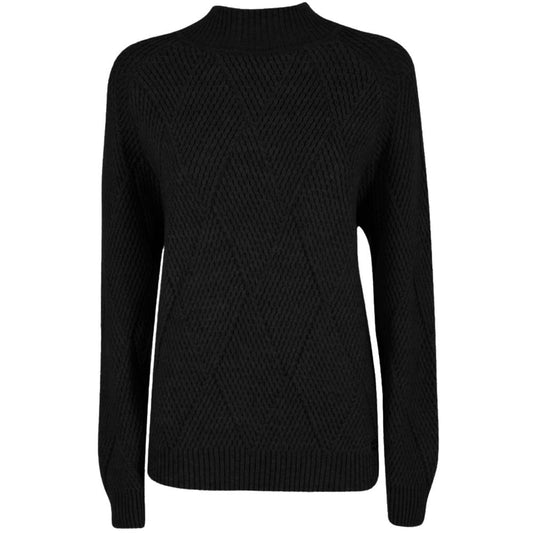 Yes Zee Schwarzer Acryl-Pullover für Frauen