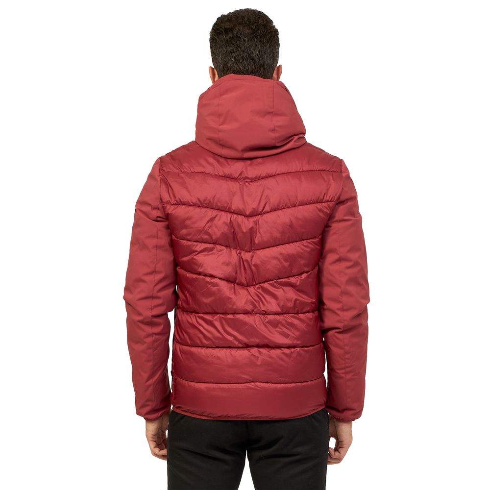 Yes Zee Rote Nylon Herren Jacke