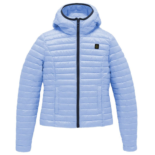 Refrigiwear Hellblaue Jacke aus Polyamid für Frauen