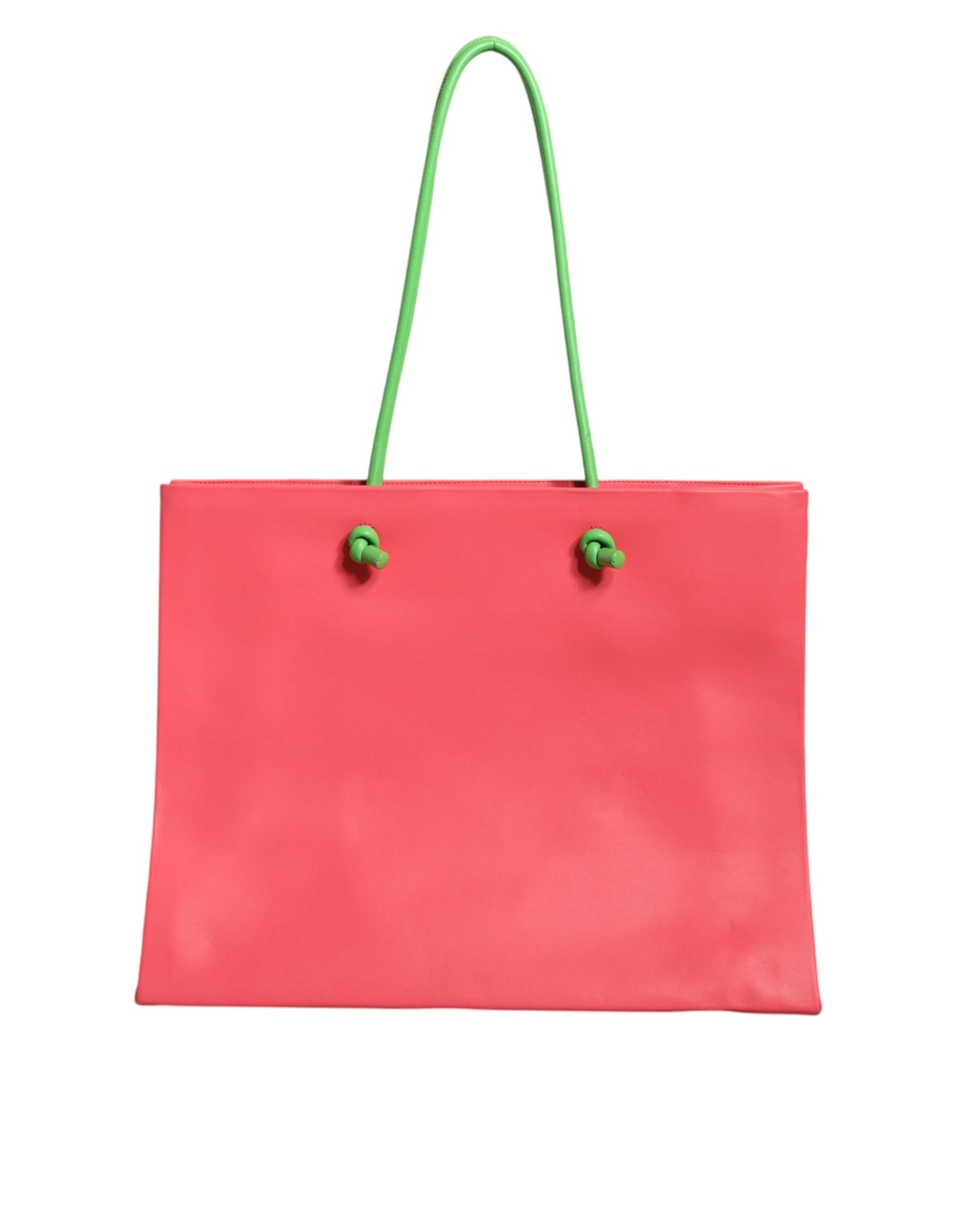 Alberta Ferretti Rosa Leder Weekend Wednesday Einkaufstasche