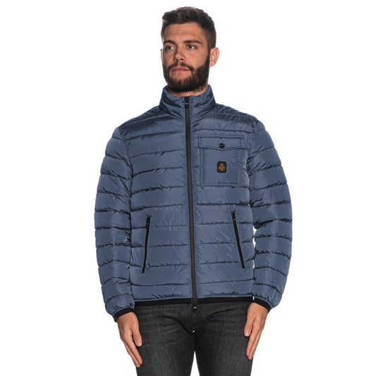 Refrigiwear Hellblaue Nylon Herren Jacke