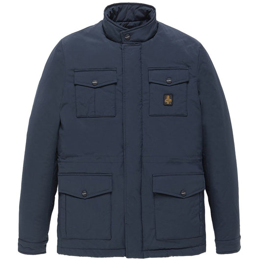 Refrigiwear Blaue Nylon Herren Jacke