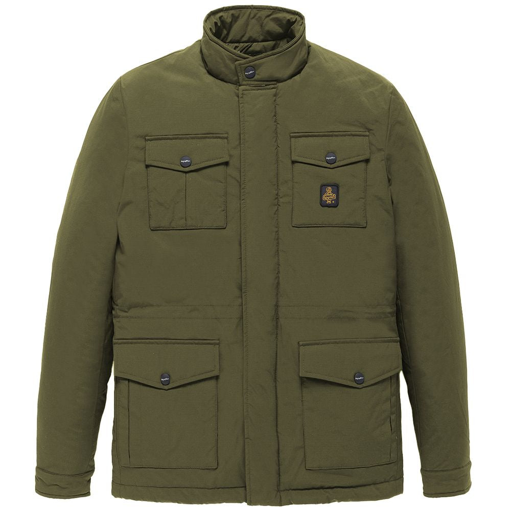 Refrigiwear Grüne Nylon Männer Jacke