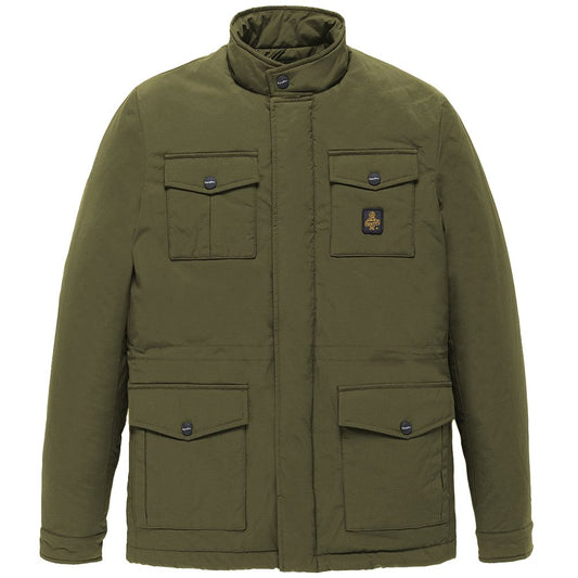 Refrigiwear Grüne Nylon Männer Jacke