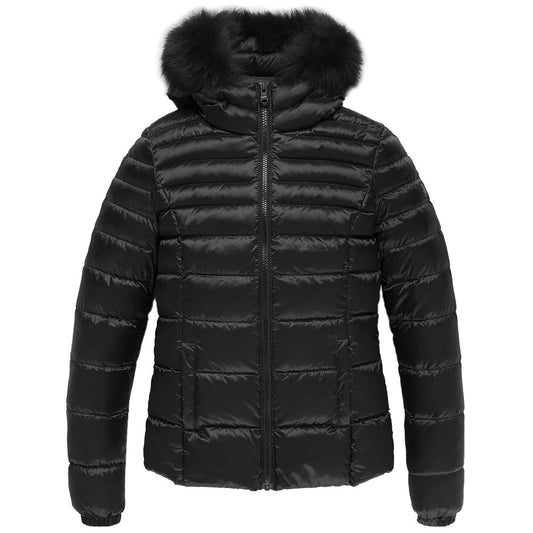 Refrigiwear Schwarze Nylon Frauen Jacke