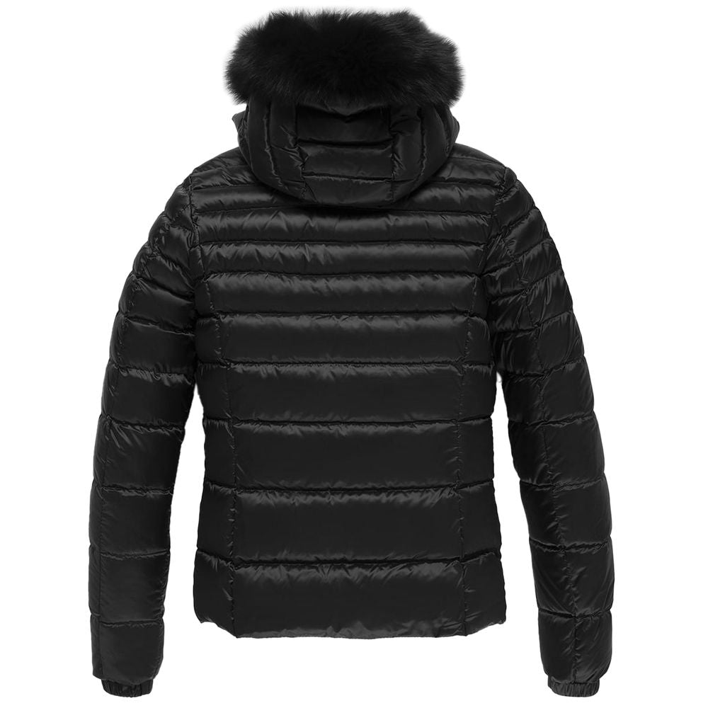 Refrigiwear Schwarze Nylon Frauen Jacke