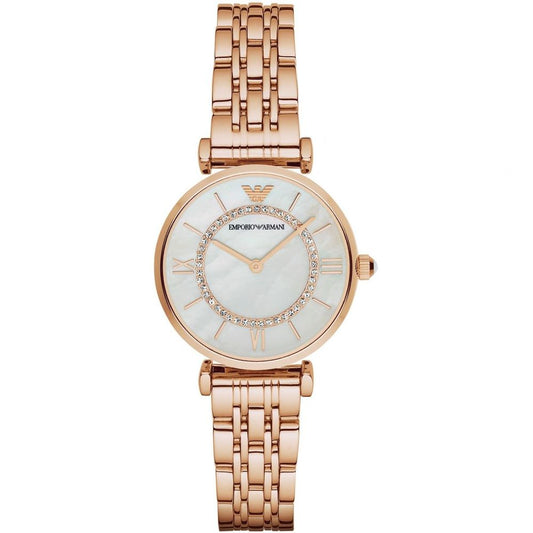 Armani Rose Gold Edelstahl Uhr