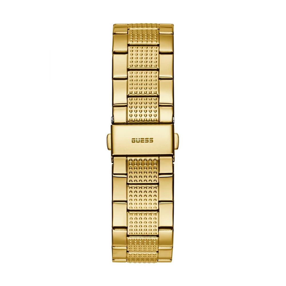 Guess Digitale Armbanduhr aus goldenem Edelstahl
