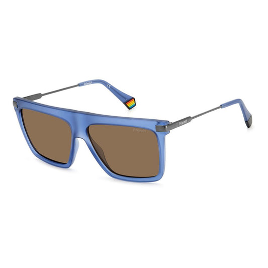 Polaroid Blaue Plastiksonnenbrille