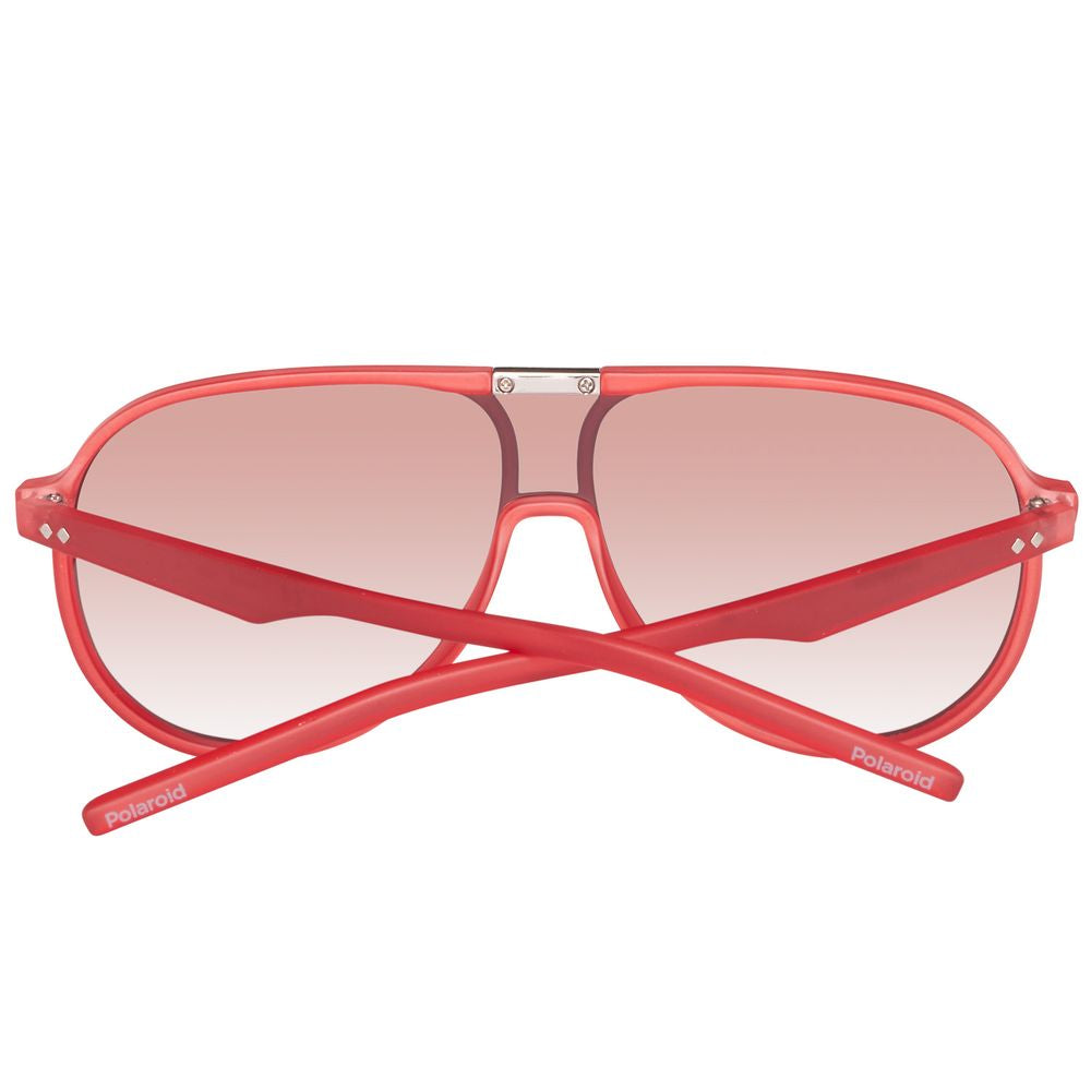 Polaroid Rote Acetat-Sonnenbrille