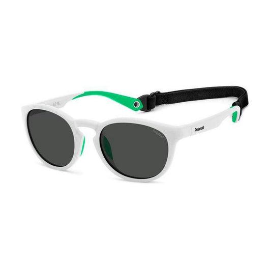 Polaroid Weiße Kunstharz-Sonnenbrille