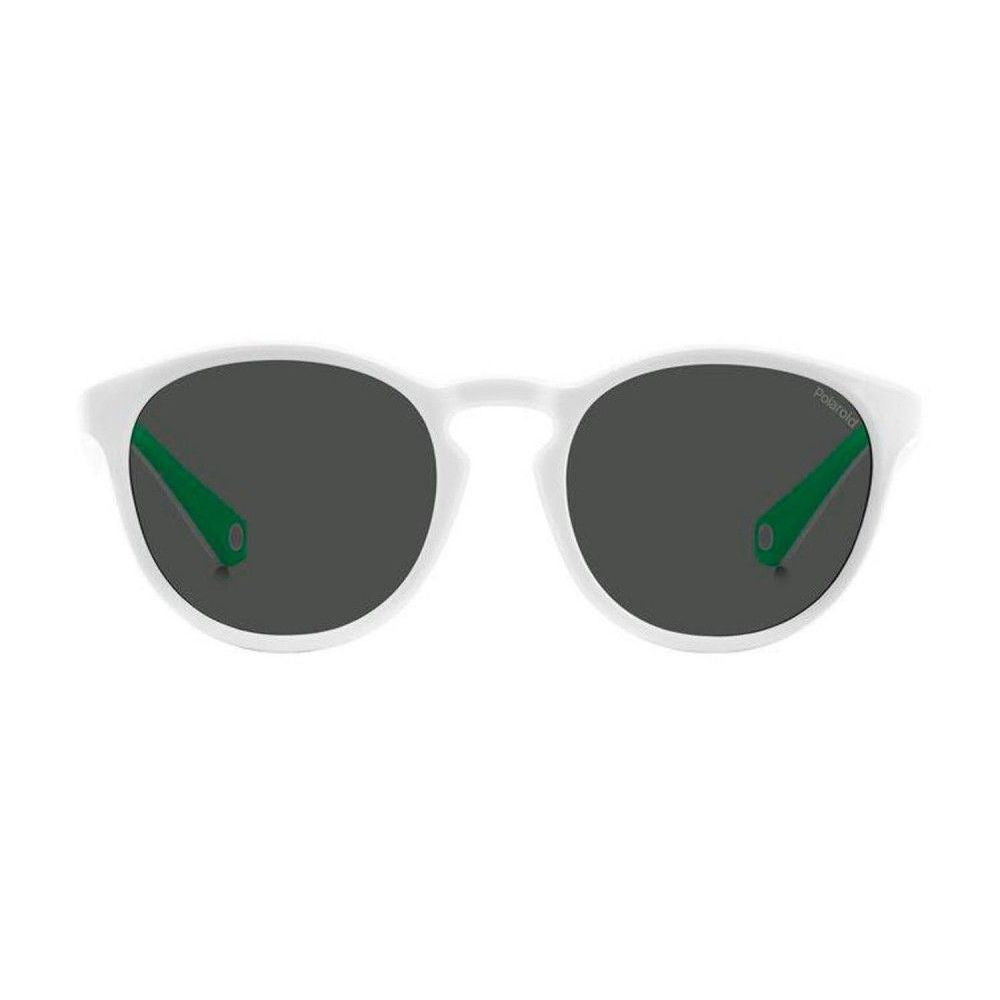 Polaroid Weiße Kunstharz-Sonnenbrille