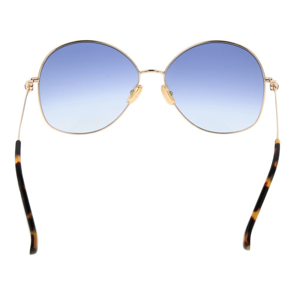 Max Mara Goldene Metall-Sonnenbrille
