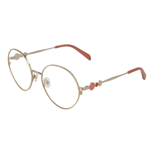 Emilio Pucci Goldene Metallbrille (Rahmen)