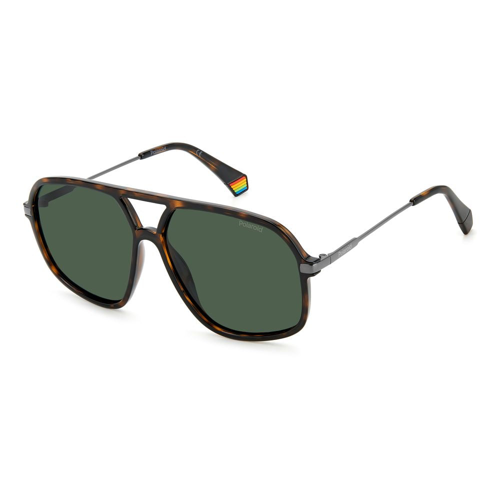 Polaroid Braune Plastiksonnenbrille