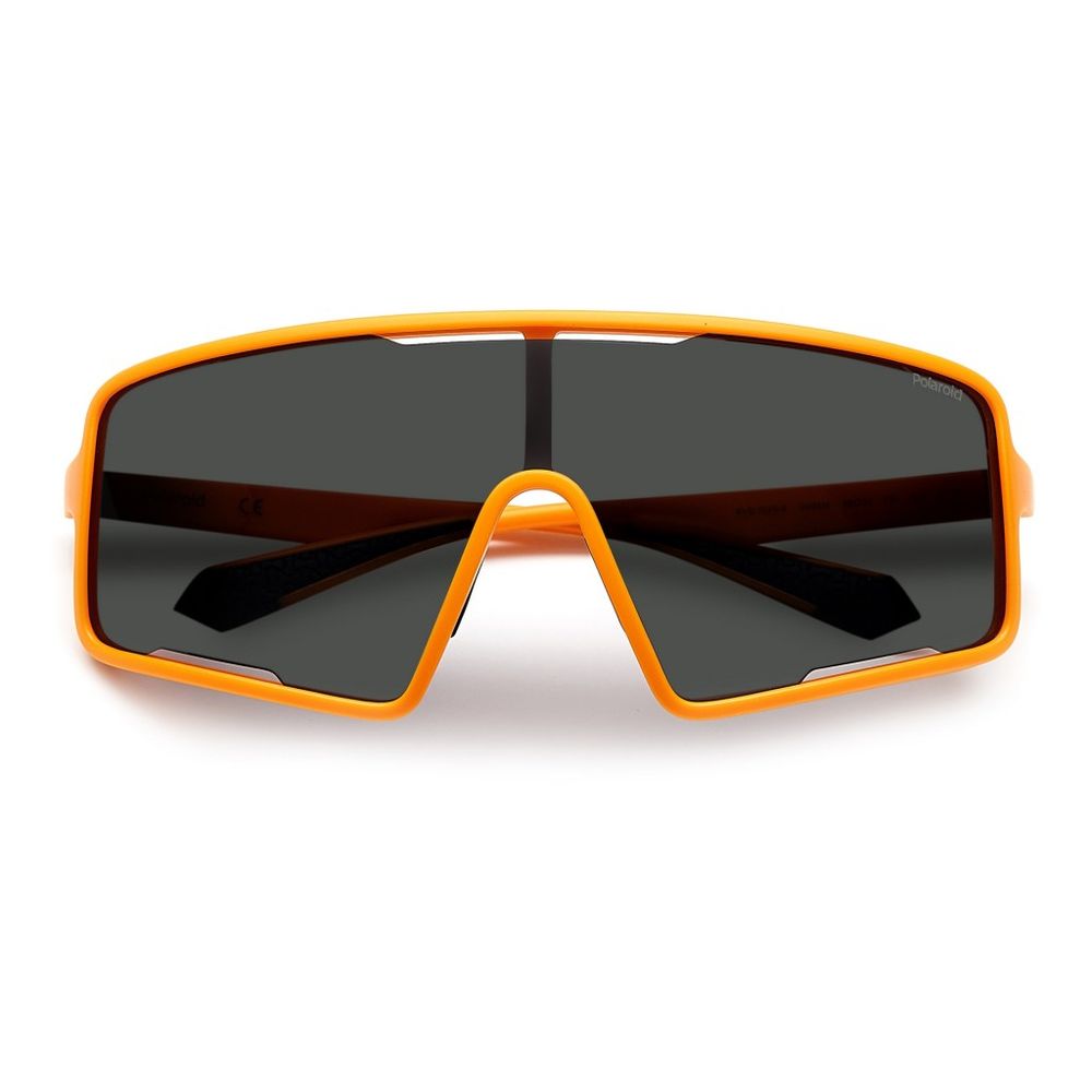 Polaroid Sport Orangefarbene Plastiksonnenbrille
