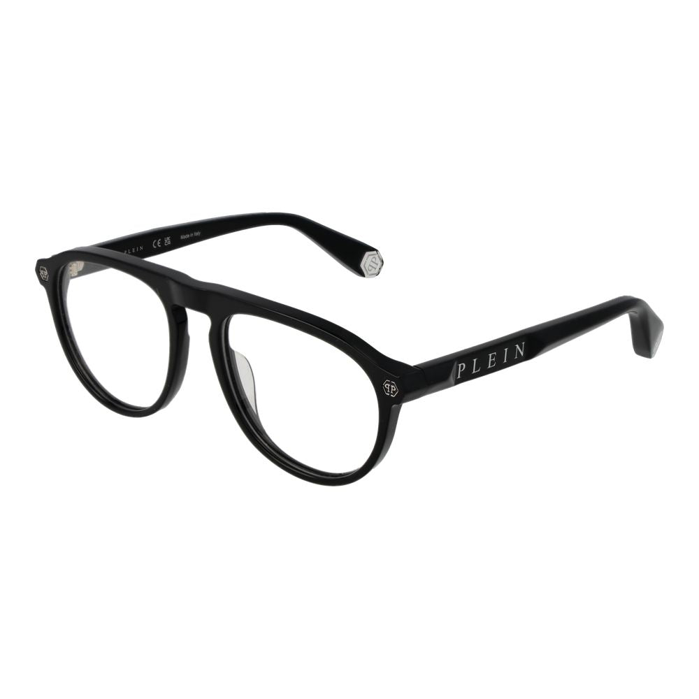 Philipp Plein Schwarze Celluloseacetat-Brille (Rahmen)